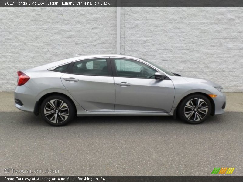 Lunar Silver Metallic / Black 2017 Honda Civic EX-T Sedan