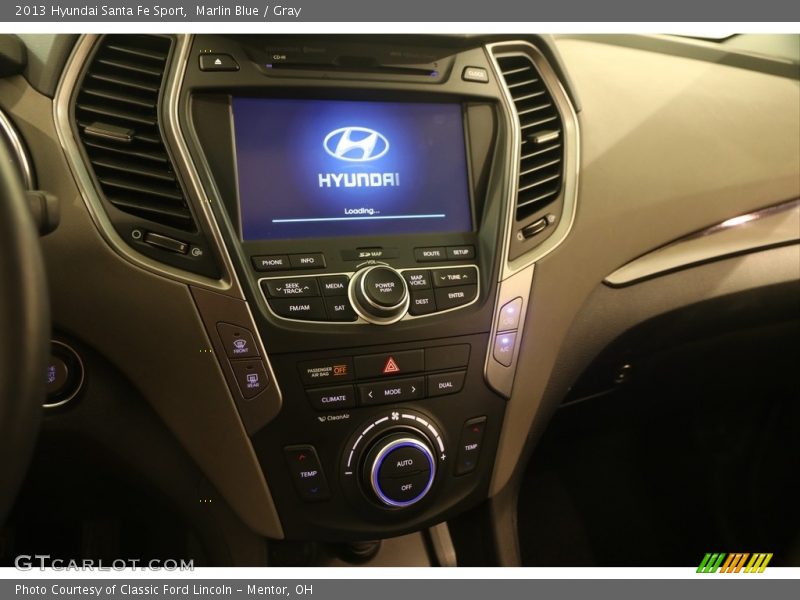 Marlin Blue / Gray 2013 Hyundai Santa Fe Sport