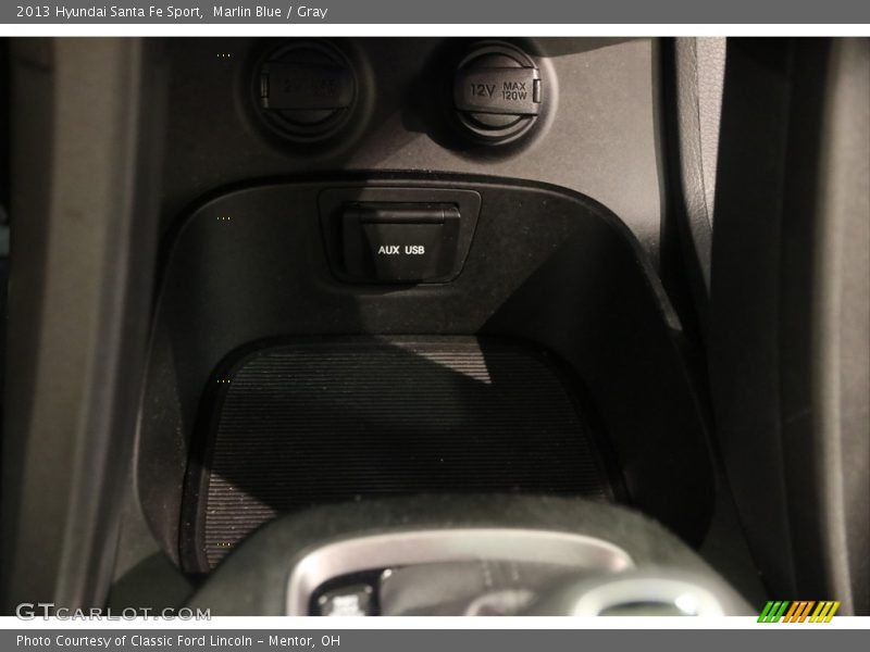 Marlin Blue / Gray 2013 Hyundai Santa Fe Sport