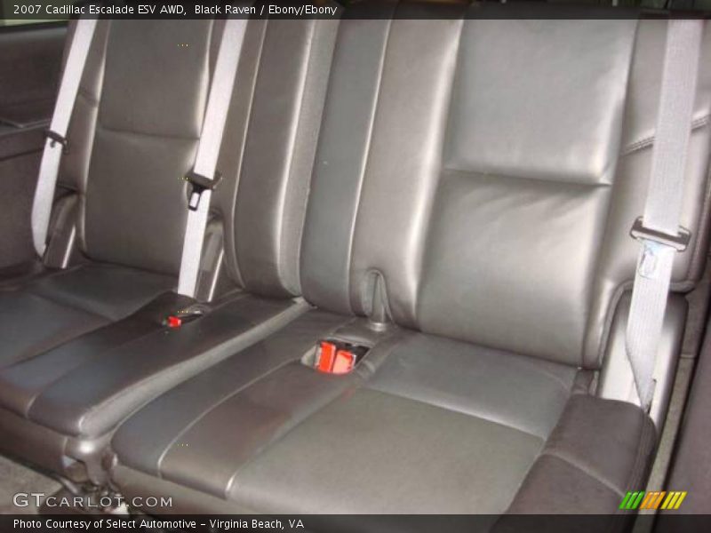 Black Raven / Ebony/Ebony 2007 Cadillac Escalade ESV AWD