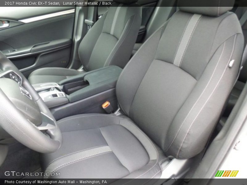 Lunar Silver Metallic / Black 2017 Honda Civic EX-T Sedan