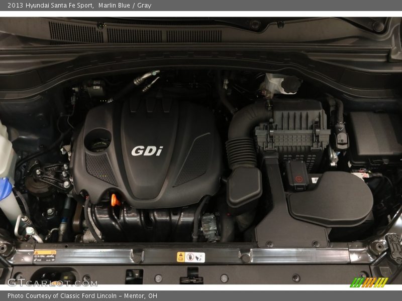 Marlin Blue / Gray 2013 Hyundai Santa Fe Sport