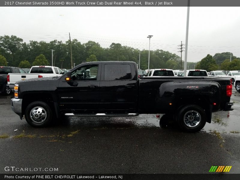 Black / Jet Black 2017 Chevrolet Silverado 3500HD Work Truck Crew Cab Dual Rear Wheel 4x4