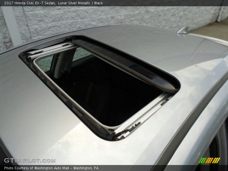 Lunar Silver Metallic / Black 2017 Honda Civic EX-T Sedan