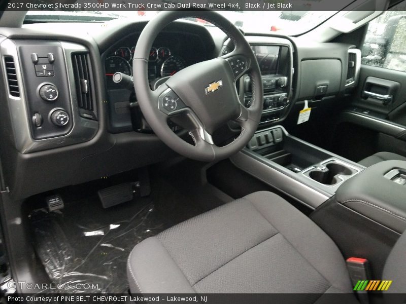 Black / Jet Black 2017 Chevrolet Silverado 3500HD Work Truck Crew Cab Dual Rear Wheel 4x4