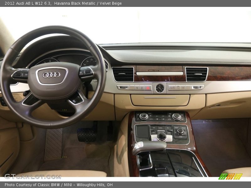 Dashboard of 2012 A8 L W12 6.3