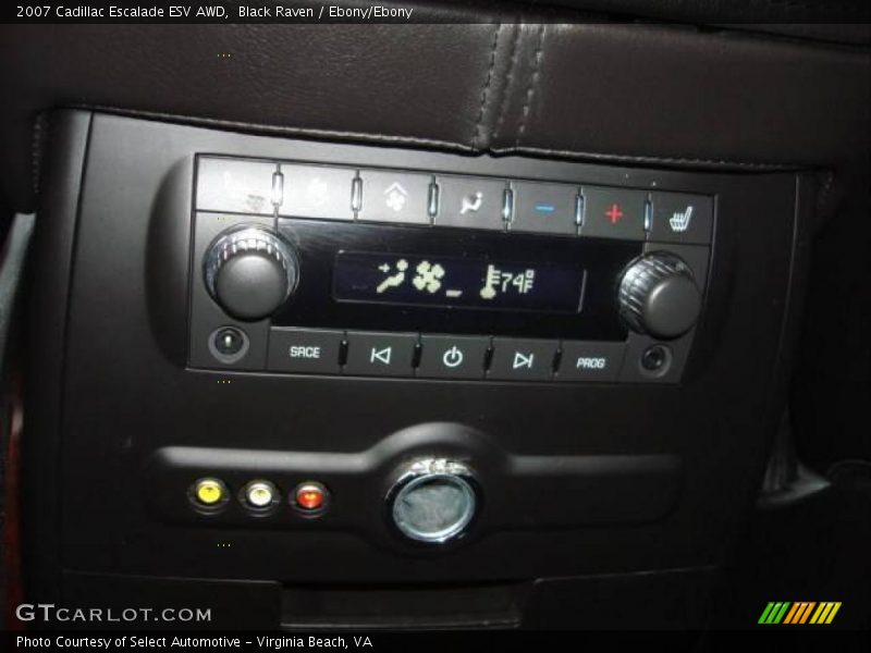 Black Raven / Ebony/Ebony 2007 Cadillac Escalade ESV AWD