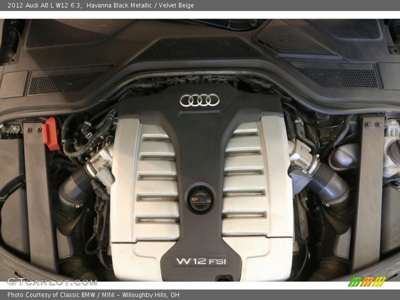  2012 A8 L W12 6.3 Engine - 6.3 Liter FSI DOHC 48-Valve VVT W12