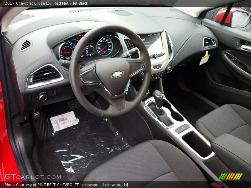 Red Hot / Jet Black 2017 Chevrolet Cruze LS