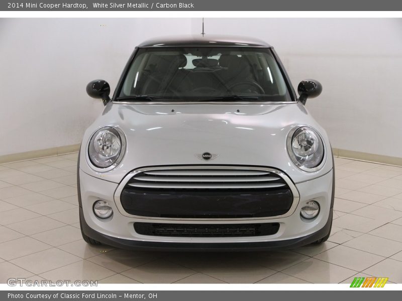 White Silver Metallic / Carbon Black 2014 Mini Cooper Hardtop