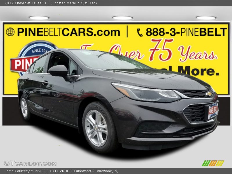 Tungsten Metallic / Jet Black 2017 Chevrolet Cruze LT