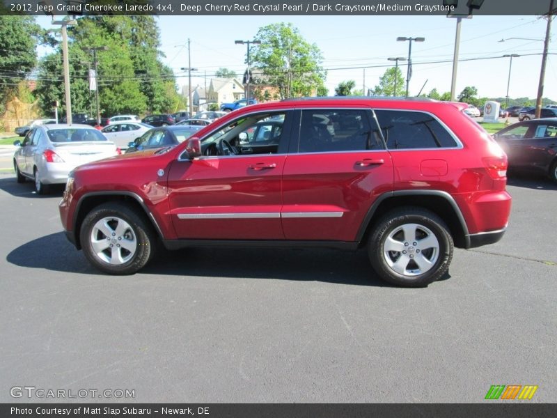 Deep Cherry Red Crystal Pearl / Dark Graystone/Medium Graystone 2012 Jeep Grand Cherokee Laredo 4x4