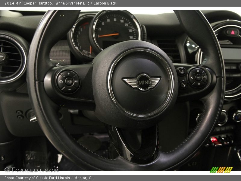 White Silver Metallic / Carbon Black 2014 Mini Cooper Hardtop