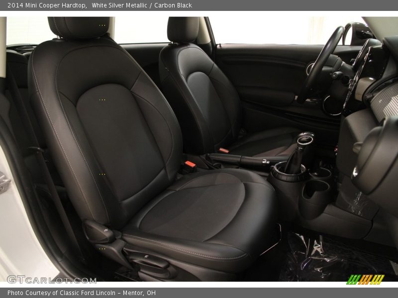 White Silver Metallic / Carbon Black 2014 Mini Cooper Hardtop