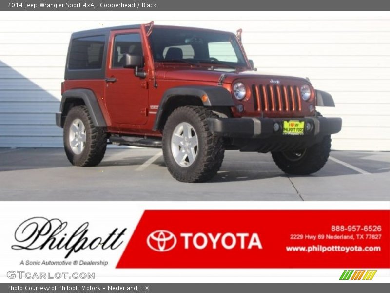 Copperhead / Black 2014 Jeep Wrangler Sport 4x4