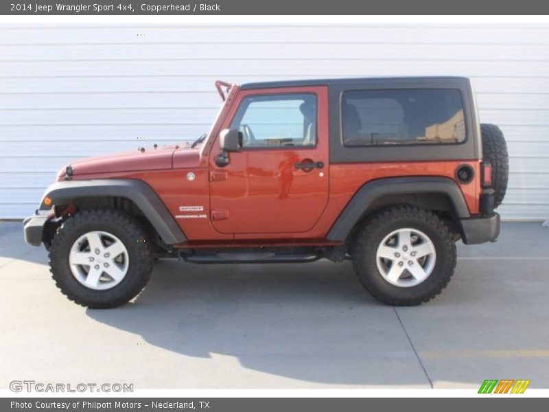 Copperhead / Black 2014 Jeep Wrangler Sport 4x4