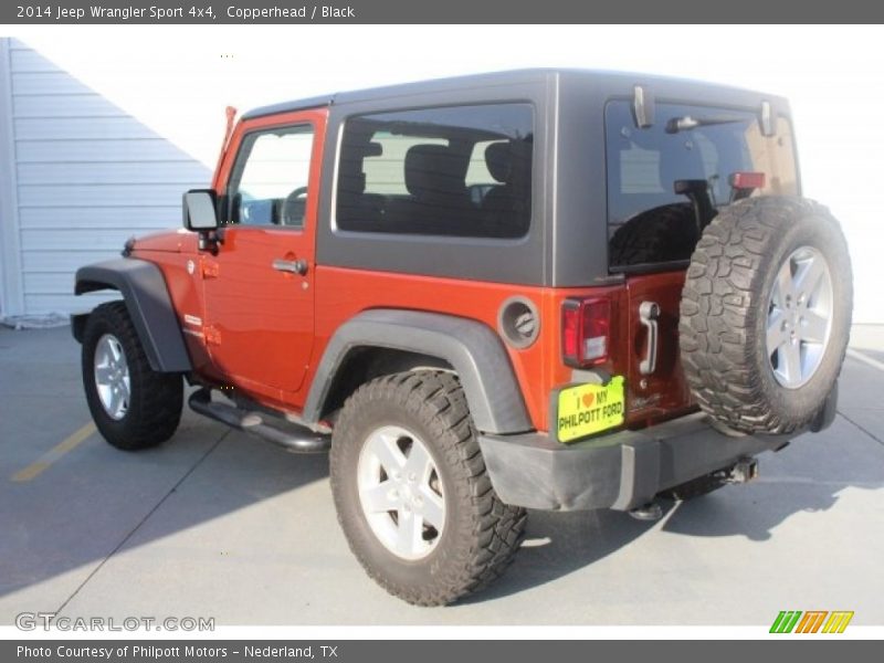 Copperhead / Black 2014 Jeep Wrangler Sport 4x4