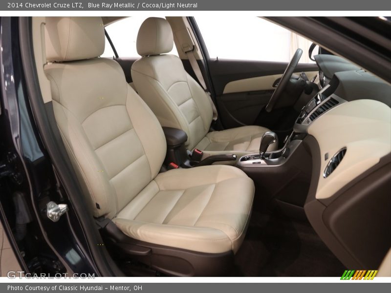 Blue Ray Metallic / Cocoa/Light Neutral 2014 Chevrolet Cruze LTZ