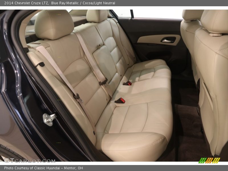 Blue Ray Metallic / Cocoa/Light Neutral 2014 Chevrolet Cruze LTZ