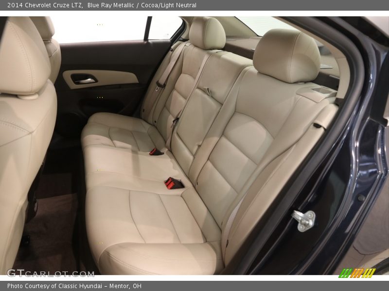 Blue Ray Metallic / Cocoa/Light Neutral 2014 Chevrolet Cruze LTZ