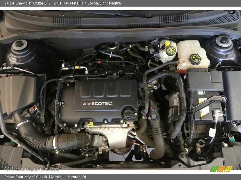 Blue Ray Metallic / Cocoa/Light Neutral 2014 Chevrolet Cruze LTZ