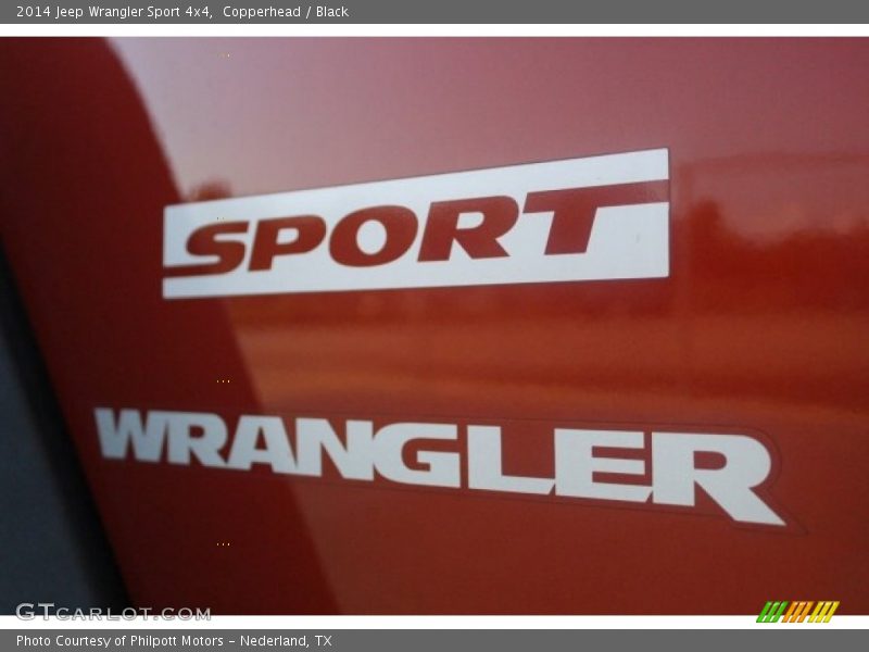 Copperhead / Black 2014 Jeep Wrangler Sport 4x4