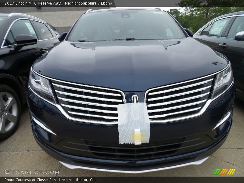 Midnight Sapphire / Ebony 2017 Lincoln MKC Reserve AWD