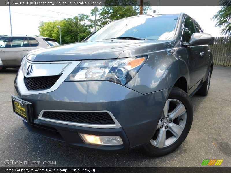 Palladium Metallic / Ebony 2010 Acura MDX Technology