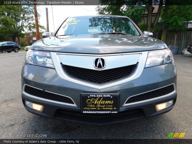 Palladium Metallic / Ebony 2010 Acura MDX Technology