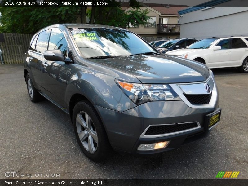 Palladium Metallic / Ebony 2010 Acura MDX Technology