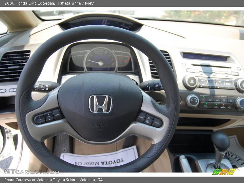 Taffeta White / Ivory 2006 Honda Civic EX Sedan