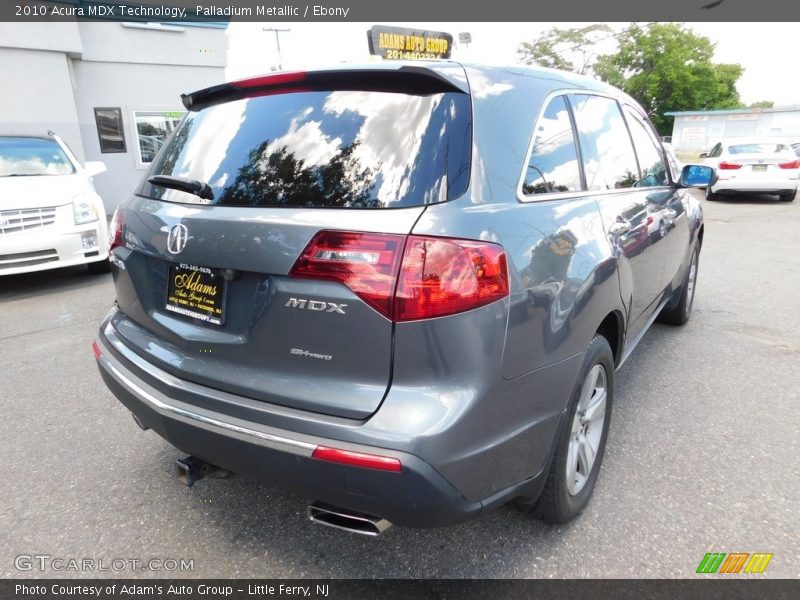 Palladium Metallic / Ebony 2010 Acura MDX Technology