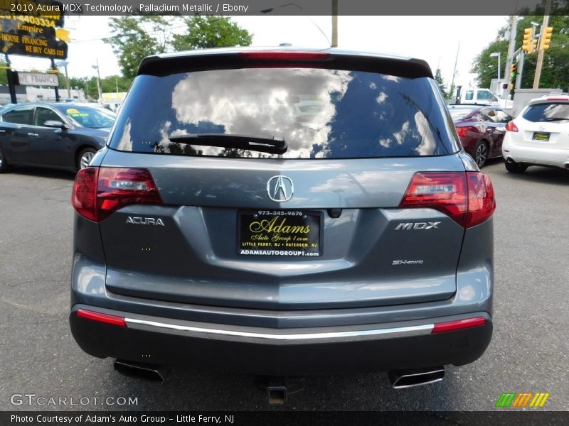 Palladium Metallic / Ebony 2010 Acura MDX Technology