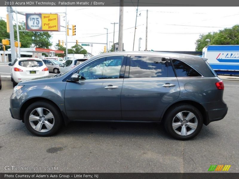 Palladium Metallic / Ebony 2010 Acura MDX Technology