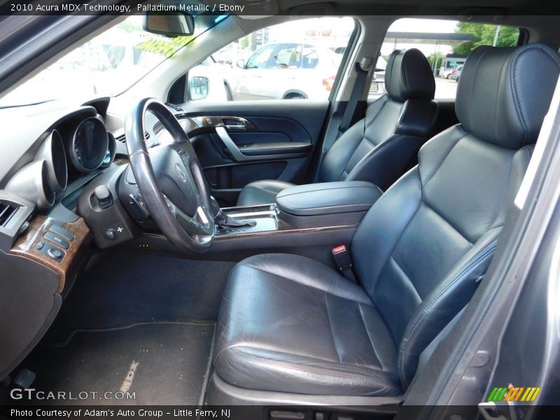 Palladium Metallic / Ebony 2010 Acura MDX Technology