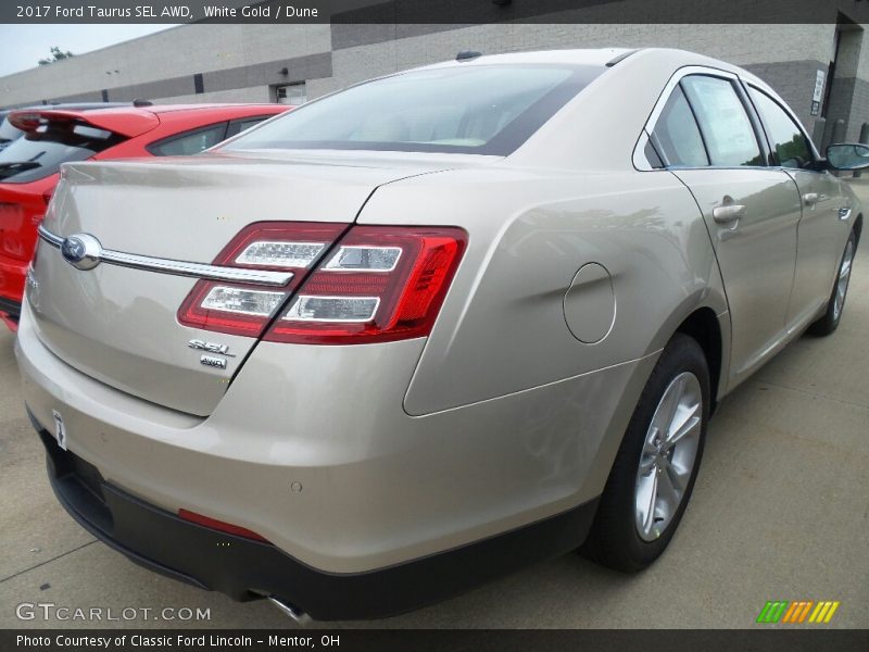 White Gold / Dune 2017 Ford Taurus SEL AWD