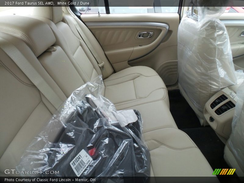 Rear Seat of 2017 Taurus SEL AWD