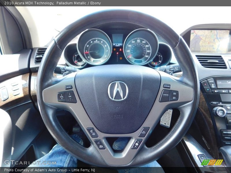 Palladium Metallic / Ebony 2010 Acura MDX Technology
