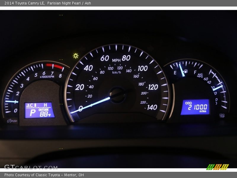 Parisian Night Pearl / Ash 2014 Toyota Camry LE