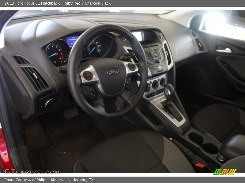 Ruby Red / Charcoal Black 2013 Ford Focus SE Hatchback