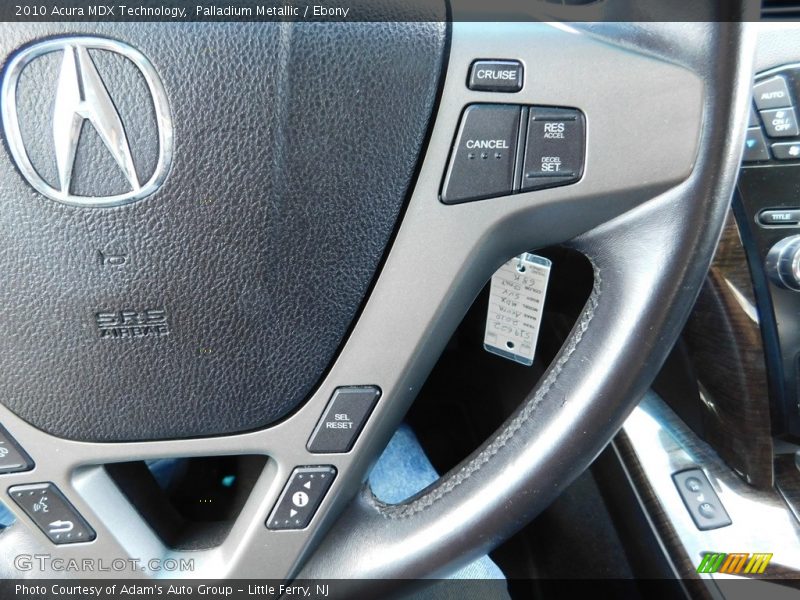 Palladium Metallic / Ebony 2010 Acura MDX Technology