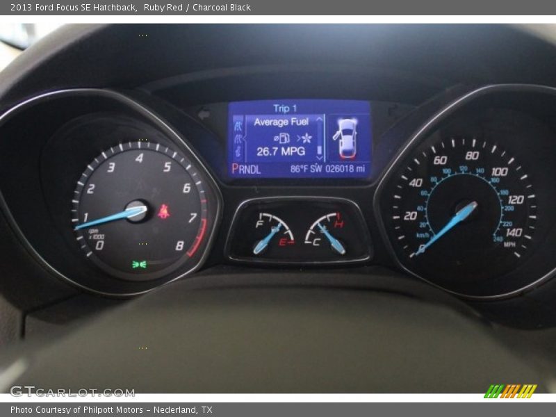 Ruby Red / Charcoal Black 2013 Ford Focus SE Hatchback