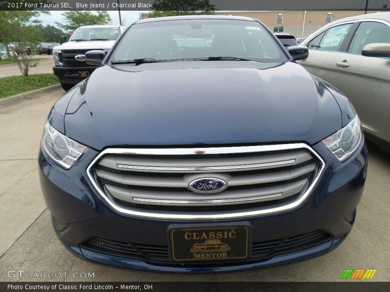 Blue Jeans / Charcoal Black 2017 Ford Taurus SEL