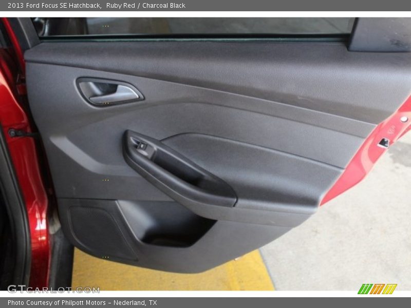 Ruby Red / Charcoal Black 2013 Ford Focus SE Hatchback