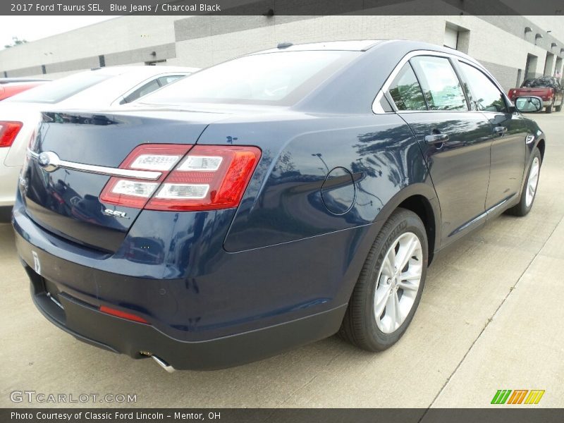 Blue Jeans / Charcoal Black 2017 Ford Taurus SEL