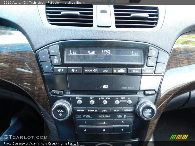 Palladium Metallic / Ebony 2010 Acura MDX Technology