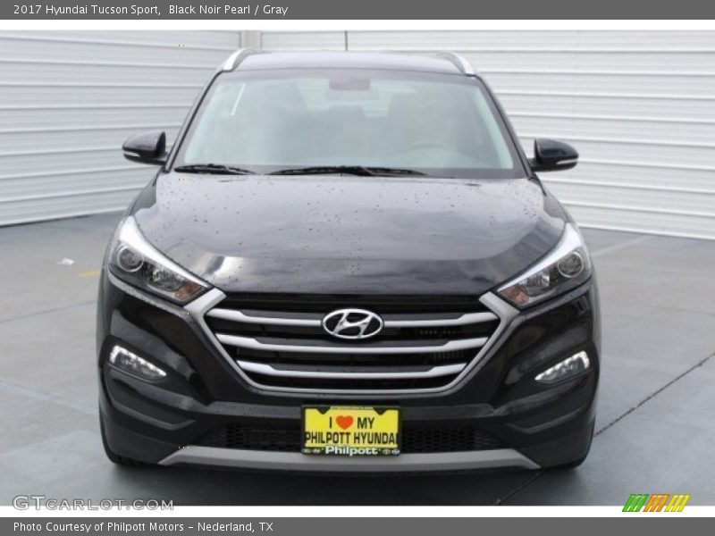Black Noir Pearl / Gray 2017 Hyundai Tucson Sport