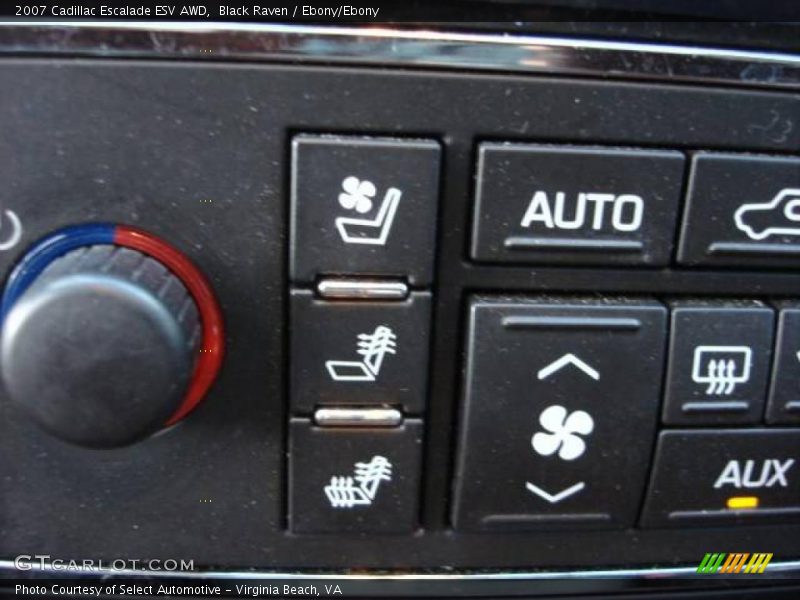 Black Raven / Ebony/Ebony 2007 Cadillac Escalade ESV AWD