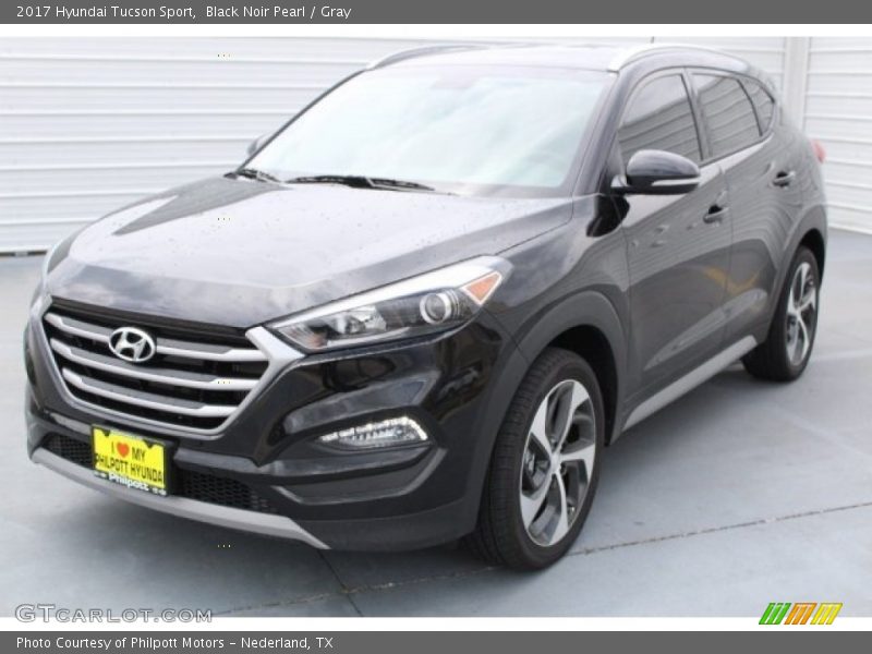Black Noir Pearl / Gray 2017 Hyundai Tucson Sport