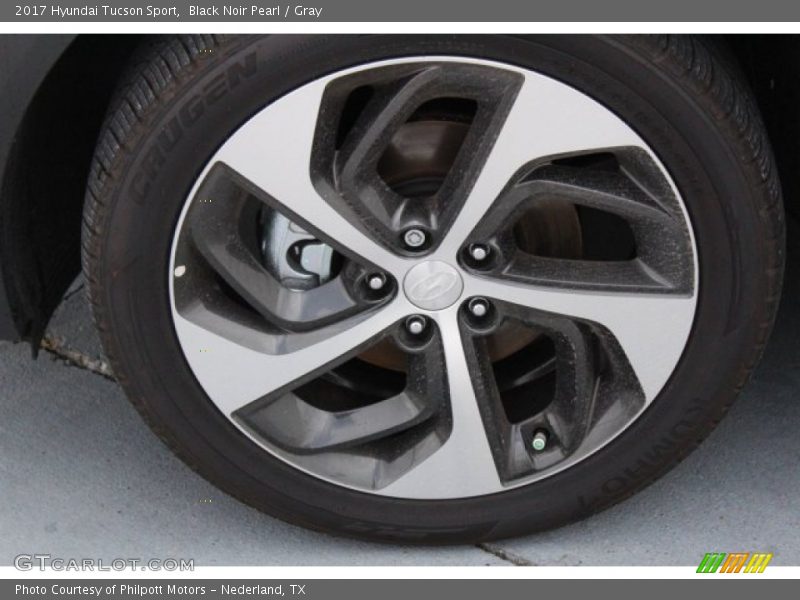 Black Noir Pearl / Gray 2017 Hyundai Tucson Sport